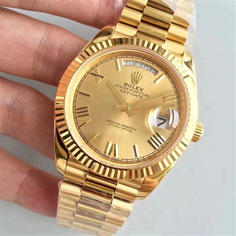 rolex day date big fake